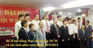 MỐI QUAN HỆ MẠC TỘC CÁC TỈNH TẠI TP.HCM VỚI HỘI ĐỒNG MẠC TỘC TP.HỒ CHÍ MINH