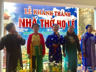 LỄ KHÁNH THÀNH NHÀ THỜ HỌ LÊ GỐC MẠC  THÔN DŨNG CẢM, XÃ TRUNG TÚ, HUYỆN ỨNG HÒA, HÀ NỘI