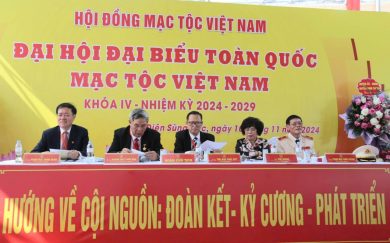 ĐẠI HỘI ĐẠI BIỂU TOÀN QUỐC MẠC TỘC VIỆT NAM DIỄN RA THÀNH CÔNG TỐT ĐẸP